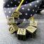 Factory Directly Sales Metal Hardware Letter Metal Alphabetical Order Square For Decorations