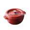 Cast Iron Enamel Couldron Soup Pot Cookware Sets