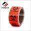 Cosmetics adhesive sticker, paper rolled label, peelable paper sticker