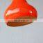 Orange Spun Bamboo Lamp Pendant Bohemian Coiled Ceiling Light Decor