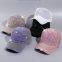 2023 new summer lady LOVE drill cowboy torn han edition casual baseball cap thin sunshade cap