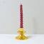 Electroplated Gold Silver Colored Candle Holder Stand Small Size Taper Candlesticks Holder