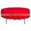 High quality Red plain polyester tablecloths