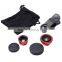 3in1 Clip Fish Eye Lens Wide extraposition Angle Macro Mobile Phone Lens fish eye