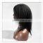 Hot afro kinky straight human hair lace front full lace silk top wig