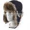 custom fur winter cap with ear flaps