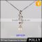 wholesale 925 sterling silver pendants fashion simple design pearl necklace silver necklace