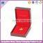 Luxury crocodile leather special paper printing custom logo design jewelry box for necklace with insert holder
