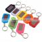 Nine Colors Available Mini Solar Energy Key Chain Rechargeable Led Flashlight Key Chain
