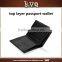 Top Layer Genuine Leather Passport Wallet
