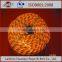 braided colored polypropylene rope/ braided pp rope