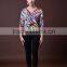 Ladies 2016 Spring/summer Printing Jeresy Knitted Pullover