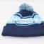 winter hat knitted beanies cap and scarf attached