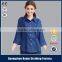 2016 New Garment Factory Wholesale Popular sleeve women denim shirt