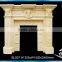 Hand carved imitation marble fireplace