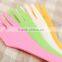 cheap & high quality plastic fork spoon knife in one