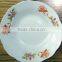 9.25"OMEGA soup plate with golden cut decal