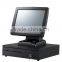 12.1 inch Supermarket cashier system/pos terminal with cash box & keyboard &58mm thermal printer
