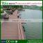 Resistant to rot for hollow composite decking board with waterproof interlocking composite decking