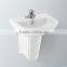 FH281F Washbasin With Half Pedestal Sanitary Ware Ceramic Bathroom Design