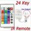 NEW 24 Key IR Remote Control For Changeable Color 5050 3528 RGB LED Light Strip