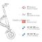 Veister 2016 hot 2 wheel smart x design scooter for sale with Led light electric folding bicycle