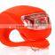 LED Bike front Rear Light silicone flash led light