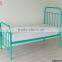 Cheap White Green Yellow Black Wood Slat Twin Size Kids Iron Bed