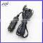 Car cigarette lighter plug to DC plug with cable