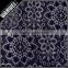 black big roulette flowers fancy lace fabric of nylon spandex lingerie lace for beautiful dress 7065