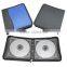 handmade cd carrying case,leather cover,zipper
