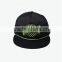 fashion nylon flat brim patch logo snapback caps