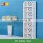 China eco-friendly multiple white wood bookcase with ladder for living room furniture