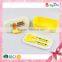 2015 New Design China  Hot-Sale Lunch Box Wholesale Kids Meal Box Plastic Lunch Box with Spoon and Fork