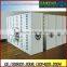 Metal movable mass shelf