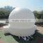 2016 single layer giant white inflatable 3D projection dome tent from China