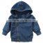 Boys Winter outdoor sports hooded jeans jacket waterproof