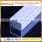 Material 6063 T6 extrusion aluminum handle profile for fancy kitchen cabinet door handles
