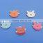 Enamel Cat Face With Expoy Pet id Name Tag, Colorful Cat Tag
