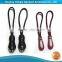 China Wholesale Custom Metal Plastic Two Side Zipper Puller