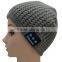 2016 Christmas Gift Knitting Bluetooth Beanie Hat With Headphone Wireless Cap