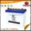 Dry charged 12v car battery with JIS standard