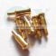 smt mounting travel length 2.0mm spring brass pogo pin connector for smartphone