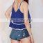 Hot girl fashion double layer spaghetti strap short cami tops one piece camisole SYA15387