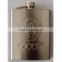 2015 Fashion Stainless Steel Hip Flask Embossed Different Picture
