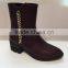 Half boots morden shoes with rivert colorful style for women