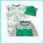 Hot selling baby long sleeve bodysuit set with hat infant romper baby long sleeve dress