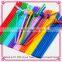 Disposable colors art plastic drinking straws