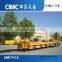 CIMC 3 Axle 60 Tons new low bed semi trailer used for transport loaders