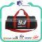 Cheap 600d polyester round shape mini sports bag